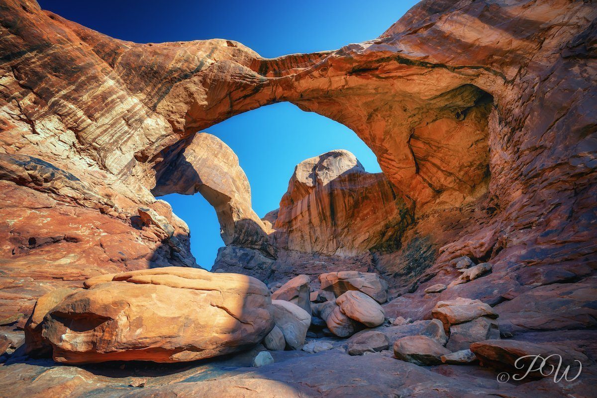 Double Arch in Arches National Park, Utah
